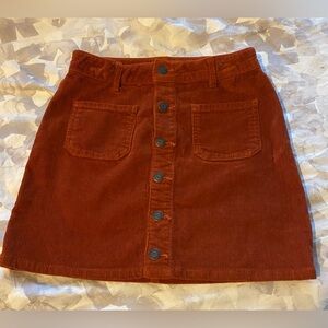 Cat & Jack Girls 10/12 Corduroy Skirt
